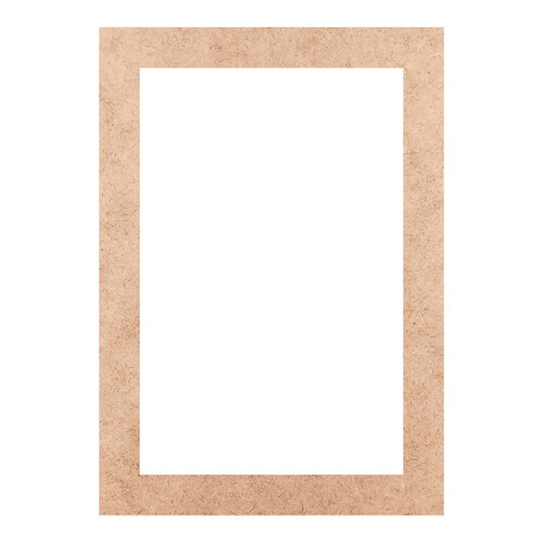 Recorte Mold Ret 29,70 x 21 cm B 2,5 cm / MDF 3mm