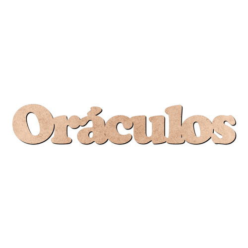 Recorte Oráculos Cooper Black / MDF 3mm