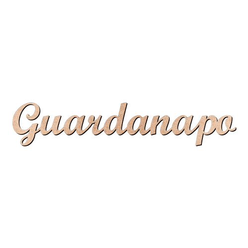 Recorte Guardanapo Script Mt Std / MDF 3mm