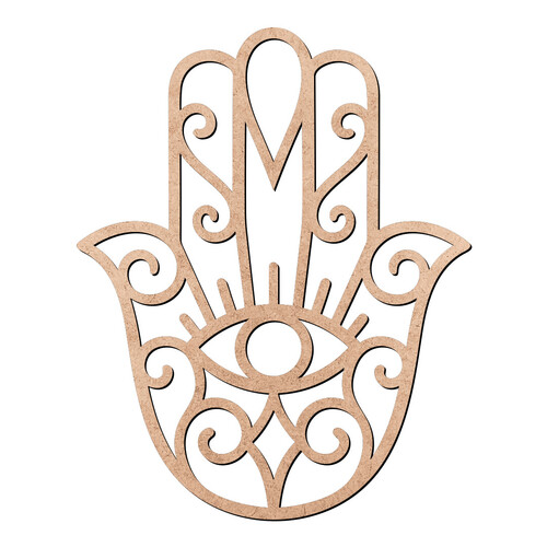 Recorte Hamsa / MDF 3mm