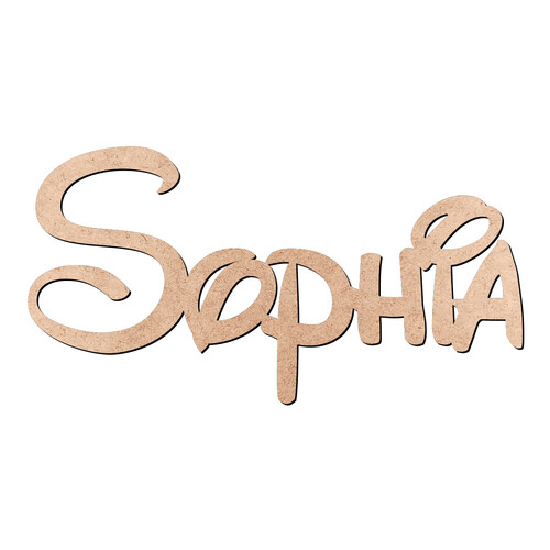 Recorte Sophia Disney / MDF 3mm