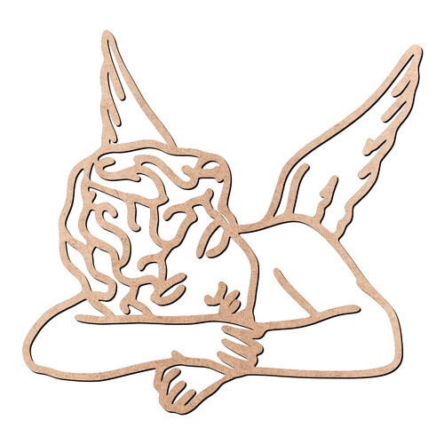 Recorte Anjo Vazado / MDF 3mm