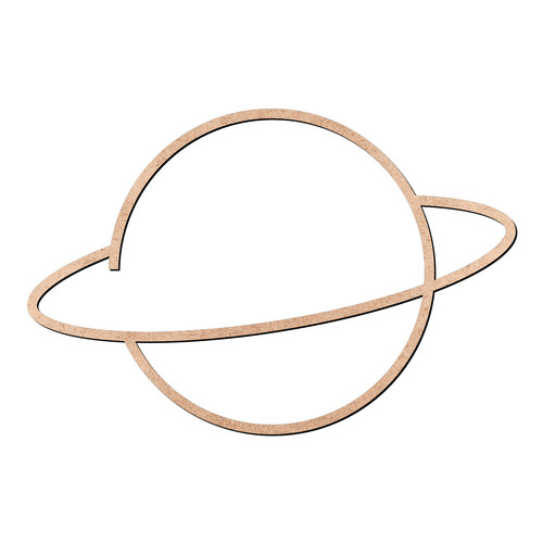 Recorte Planeta Contorno / MDF 3mm