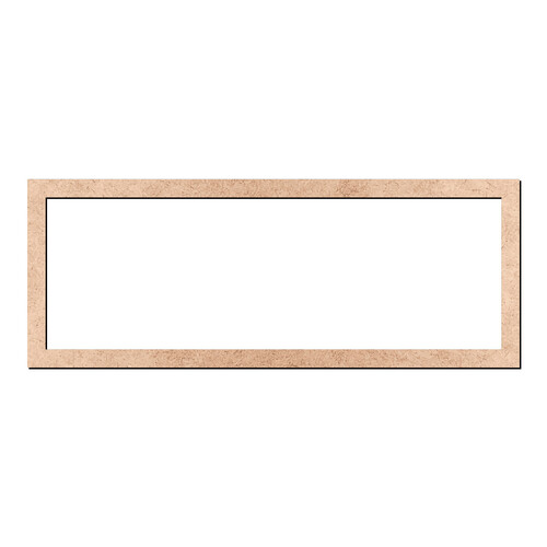 Recorte Moldura Ret 31 x 81 cm Borda 3 cm / MDF 3mm