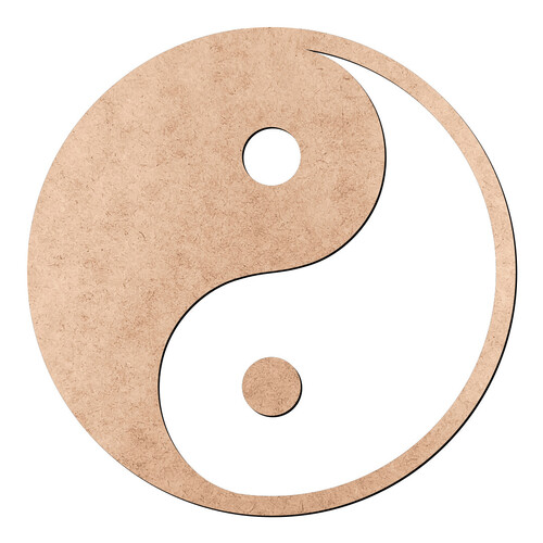 Recorte Yin Yang / MDF 3mm