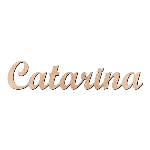 Recorte Catarina Script Mt Std / MDF 3mm