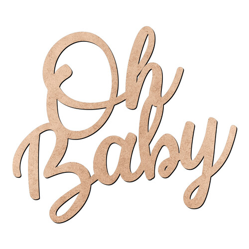 Recorte Oh Baby / MDF 3mm