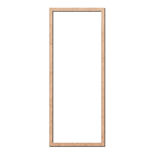 Recorte Moldura Ret 40 x 16 cm Borda 1 cm / MDF 3mm