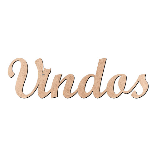 Recorte Vindos Script Mt Std / MDF 3mm