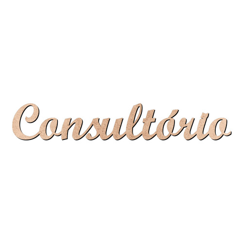 Recorte Consultório Script Mt Std / MDF 3mm
