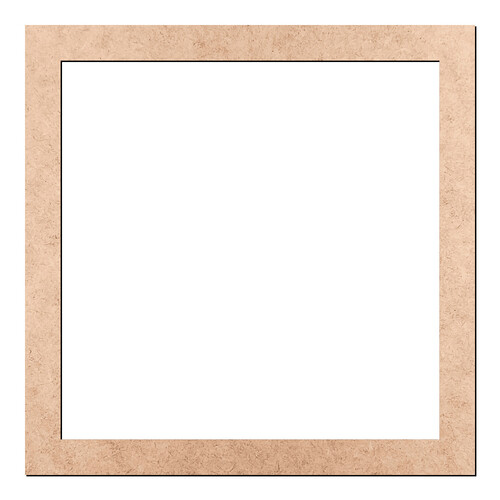 Recorte Moldura Quad 24 cm Borda 1,9 cm / MDF 3mm