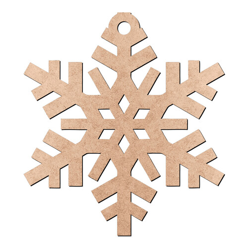 Recorte Floco Neve Furinho / MDF 3mm