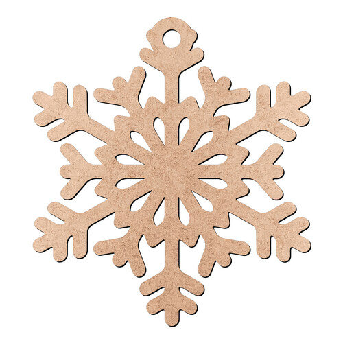 Recorte Floco Neve Furinho / MDF 3mm