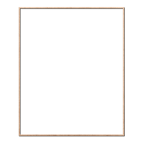 Recorte Moldura Ret 100 x 82 cm Borda 1 cm / MDF 3mm