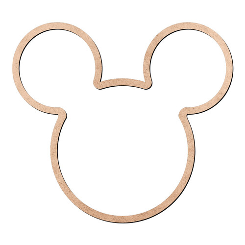 Recorte Mickey Contorno / MDF 3mm