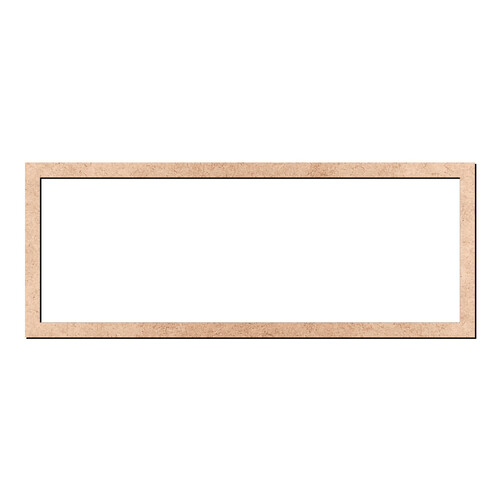 Recorte Moldura Ret 35 x 90 cm Borda 3 cm / MDF 3mm