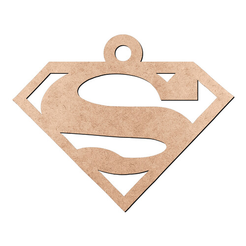 Recorte Chaveiro Superman / MDF 3mm