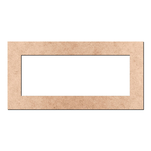Recorte Moldura Ret 20 x 40 cm Borda 4 cm / MDF 3mm