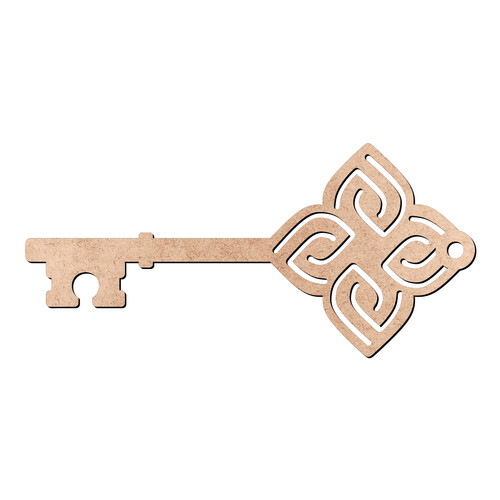 Recorte Chave Vazada Furinho / MDF 3mm