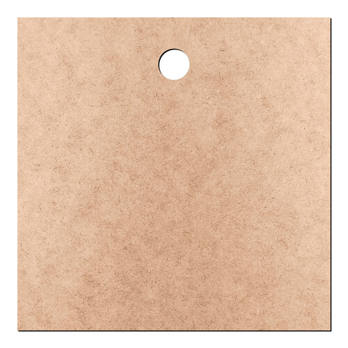 Recorte Chaveiro Quadrado / MDF 3mm