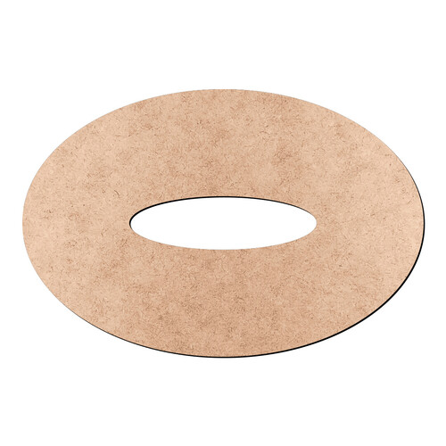 Recorte Moldura Arr 10 x 15 cm Borda 4 cm / MDF 3mm