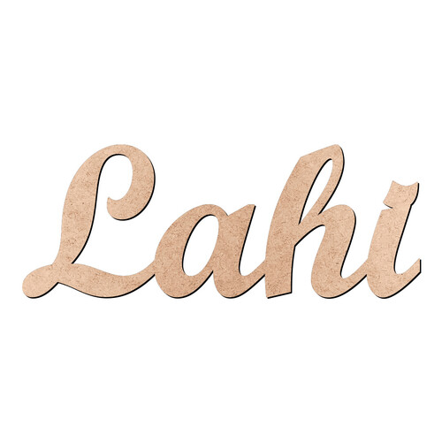 Recorte Lahi Script Mt Std / MDF 3mm