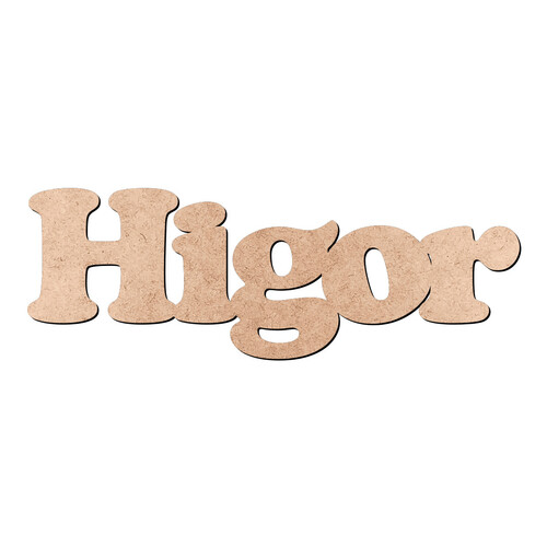 Recorte Higor Cooper Black / MDF 3mm