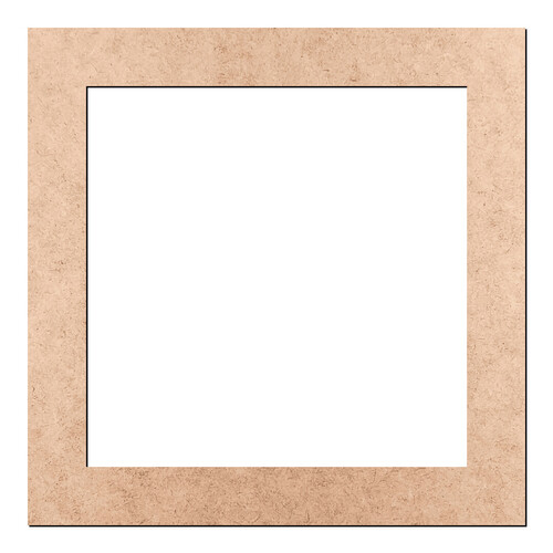 Recorte Moldura Quad 17 cm Borda 2 cm / MDF 3mm