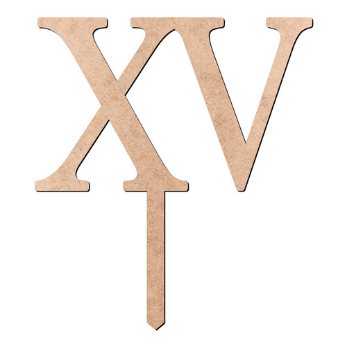 Recorte Enfeite Cravar 15 Romanos / MDF 3mm