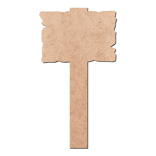 Recorte Placa Envelhecida / MDF 3mm