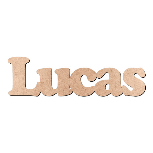 Recorte Lucas Cooper Black / MDF 3mm