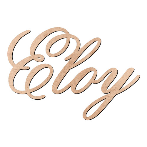 Recorte Eloy Old Script / MDF 3mm