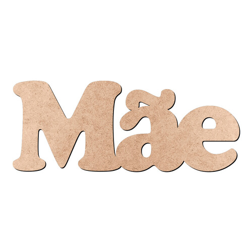 Recorte Mãe Cooper Black / MDF 3mm