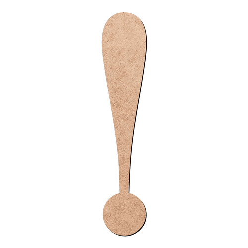 Recorte Ponto de Exclamação / MDF 3mm