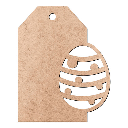 Recorte Tag Ovo / MDF 3mm