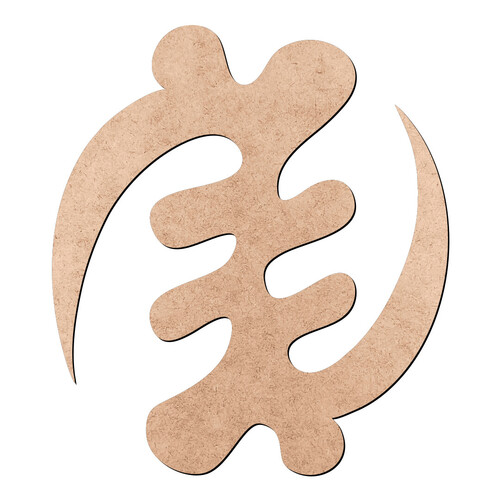 Recorte Gye Nyame / MDF 3mm