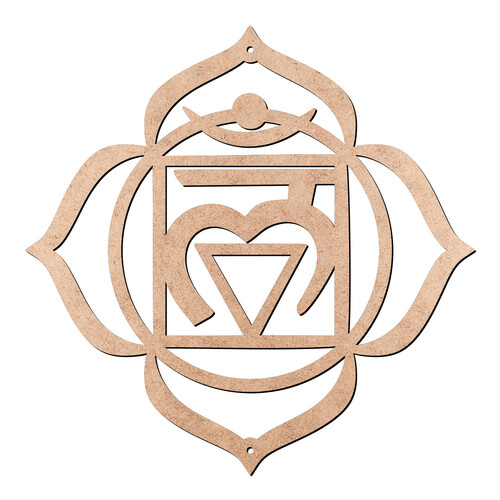 Recorte Chakra Muladhara Básico / MDF 3mm
