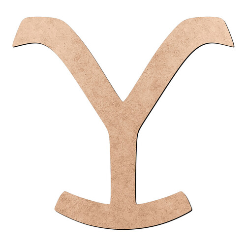 Recorte Marca Yellowstone / MDF 3mm