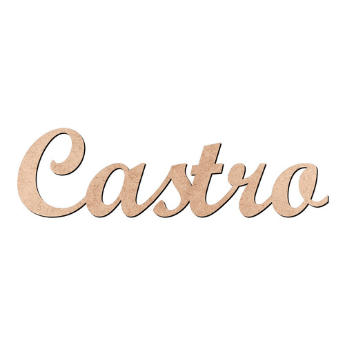 Recorte Castro Script Mt Std / MDF 3mm