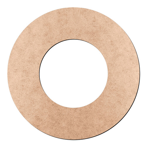 Recorte Moldura Cir 50 cm Borda 12 cm / MDF 3mm