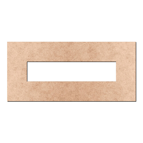 Recorte Moldura Ret 6 x 13 cm Borda 2 cm / MDF 3mm