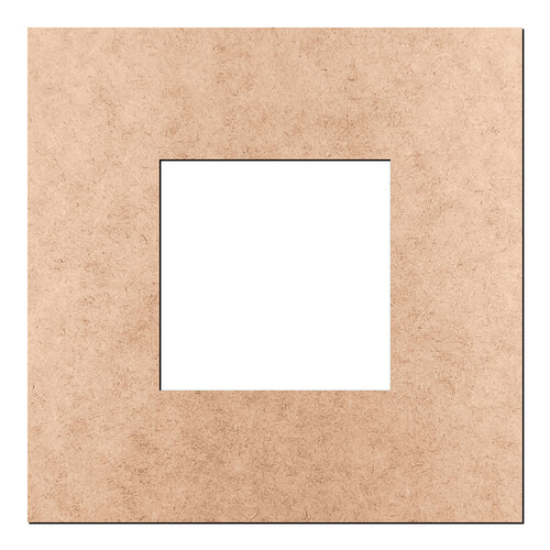 Recorte Moldura Quad 30 cm Borda 8 cm / MDF 3mm
