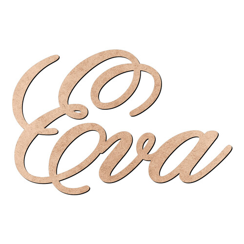 Recorte Eva Old Script / MDF 3mm