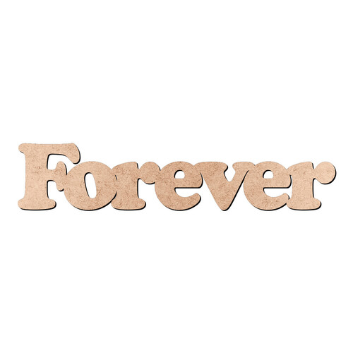 Recorte Forever Cooper Black / MDF 3mm