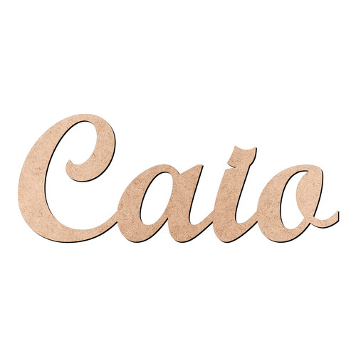 Recorte Caio Script Mt Std / MDF 3mm