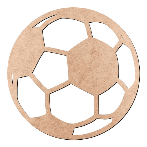 Recorte Bola Futebol / MDF 3mm