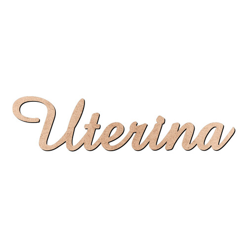 Recorte Uterina Amaze / MDF 3mm