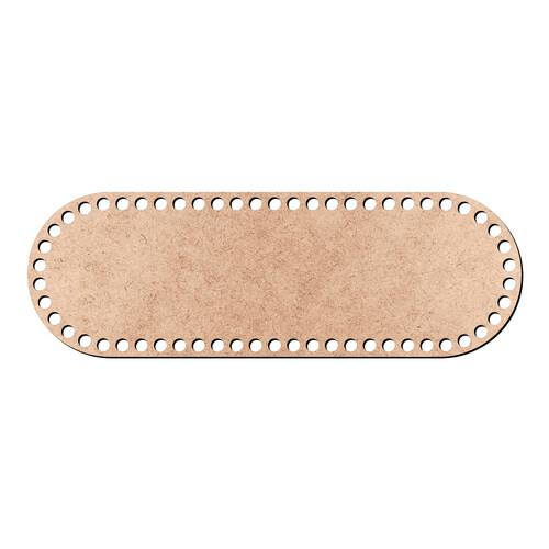 Recorte Base Ret Arr Cesto 10 x 30 cm / MDF 3mm