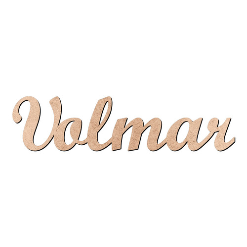 Recorte Volmar Script Mt Std / MDF 3mm