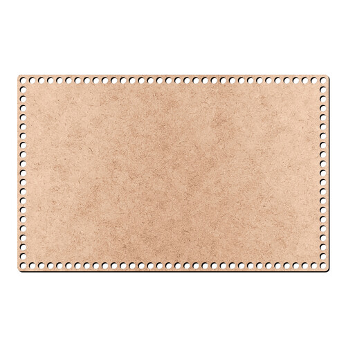 Recorte Base Ret Cesto Crochê 24 x 38 cm / MDF 3mm
